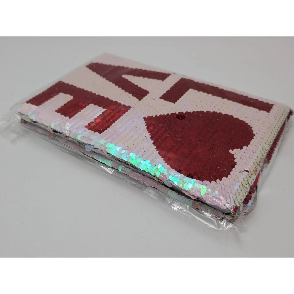 Brand New Love Heart Sequin Notebook Daily Notepad Diary Forever 21 Valentine